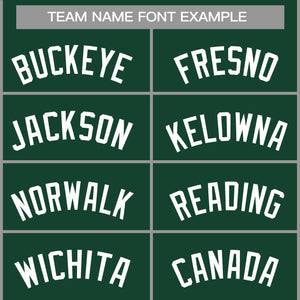 Custom Green White Classic Tops Casual Basketball Jersey