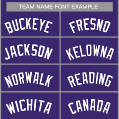 Custom Purple White Classic Tops Casual Basketball Jersey