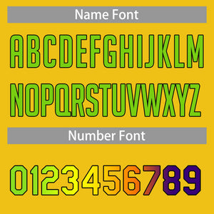 Custom Yellow Green-Black Classic Tops Casual Basketball Jersey