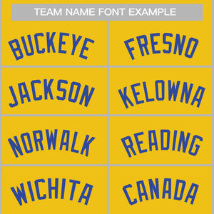 Custom Yellow Royal-White Classic Tops Casual Basketball Jersey