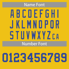 Custom Yellow Royal-White Classic Tops Casual Basketball Jersey