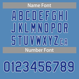 Custom Light Blue Blue-White Classic Tops Casual Basketball Jersey