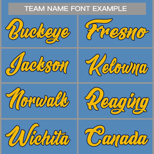 Custom Light Blue Yellow-Navy Classic Tops Casual Basketball Jersey