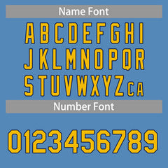 Custom Light Blue Yellow-Navy Classic Tops Casual Basketball Jersey