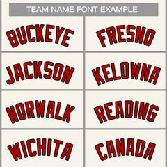 Custom Cream Red-Black Classic Tops Casual Basketball Jersey