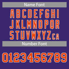 Custom Purple Orange-White Classic Tops Casual Basketball Jersey