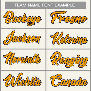 Custom Cream Yellow-Black Classic Tops Casual Basketball Jersey