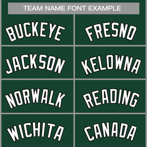 Custom Green White-Black Classic Tops Casual Basketball Jersey