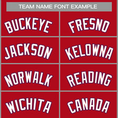 Custom Red White-Red Classic Tops Casual Basketball Jersey