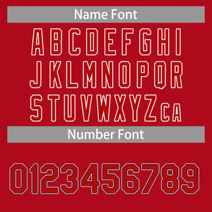 Custom Red Red-Navy Classic Tops Casual Basketball Jersey