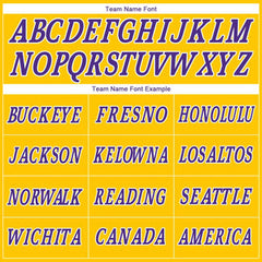 Custom Yellow Purple-White Classic Tops Casual Fake Sleeve Basketball Jersey