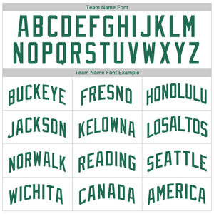 Custom White Green Classic Tops Casual Fake Sleeve Basketball Jersey