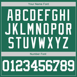 Custom Green WhiteClassic Tops Casual Fake Sleeve Basketball Jersey