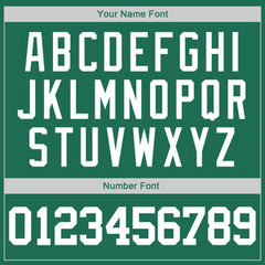 Custom Green WhiteClassic Tops Casual Fake Sleeve Basketball Jersey