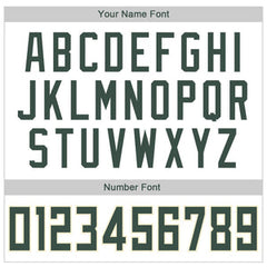 Custom White Hunter Green-Cream Classic Tops Casual Fake Sleeve Basketball Jersey