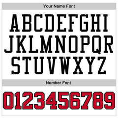 Custom White Red-Black Classic Tops Casual Fake Sleeve Basketball Jersey