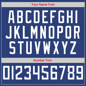 Custom Blue White-Red Classic Tops Casual Fake Sleeve Basketball Jersey