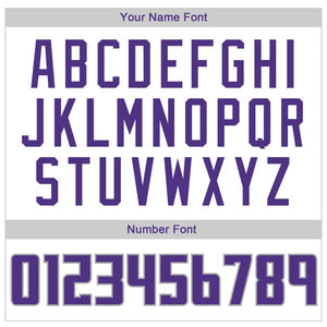 Custom White Purple-Gray Classic Tops Casual Fake Sleeve Basketball Jersey