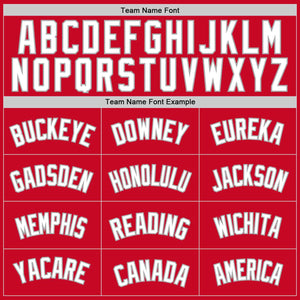 Custom Red White-Gray Classic Tops Casual Fake Sleeve Basketball Jersey
