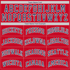 Custom Red Navy-White Classic Tops Casual Fake Sleeve Basketball Jersey