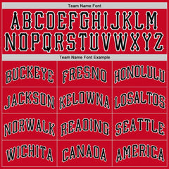 Custom Red Black-White Classic Tops Casual Fake Sleeve Basketball Jersey