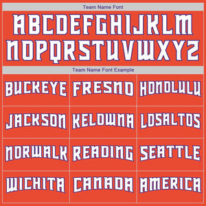 Custom Orange White-Royal Classic Tops Casual Fake Sleeve Basketball Jersey