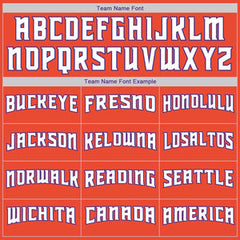 Custom Orange White-Royal Classic Tops Casual Fake Sleeve Basketball Jersey