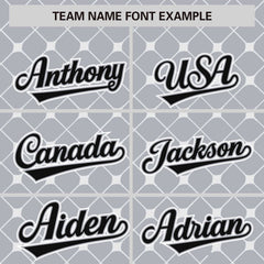 Custom Gray Black-White Personalized Plaid Design Authentic Baseball Jersey