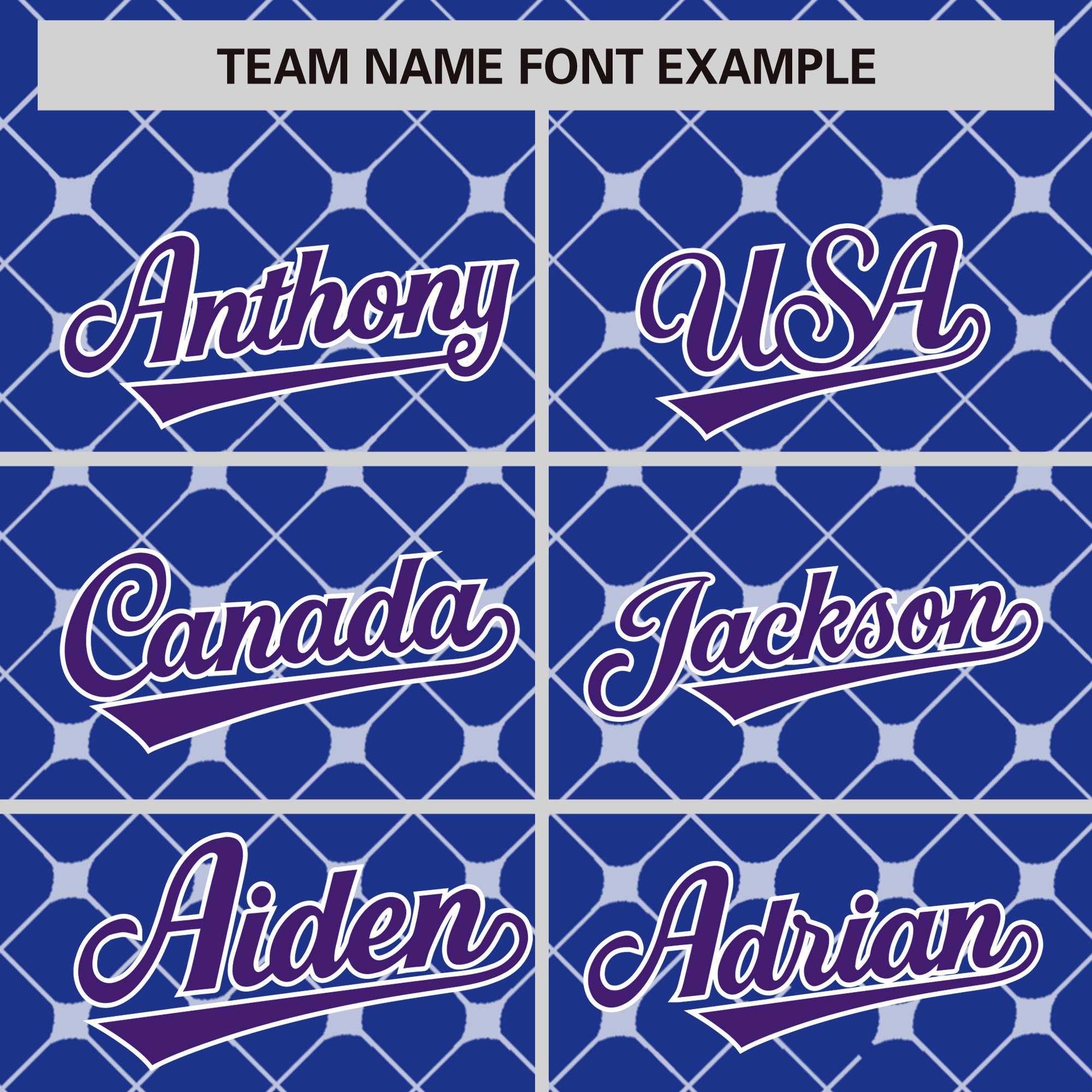 Custom Royal Purple-White Personalized Plaid Design Authentic Baseball Jersey