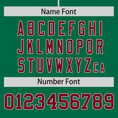 Custom Kelly Green Navy Personalized Plaid Fashion Design Authentic Baseball Jersey