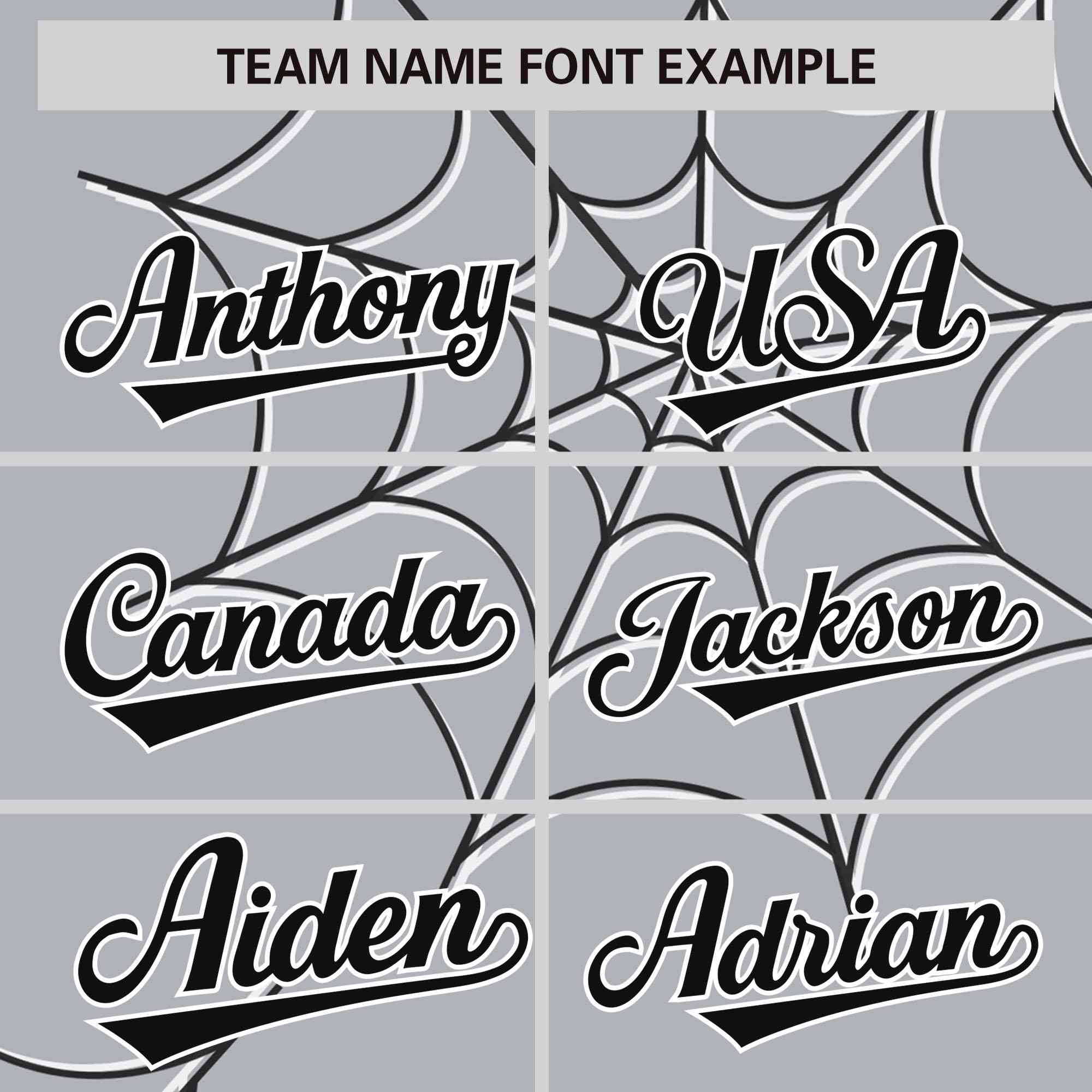 Custom Gray Black Spider Web Pattern Raglan Sleeves Authentic Baseball Jersey