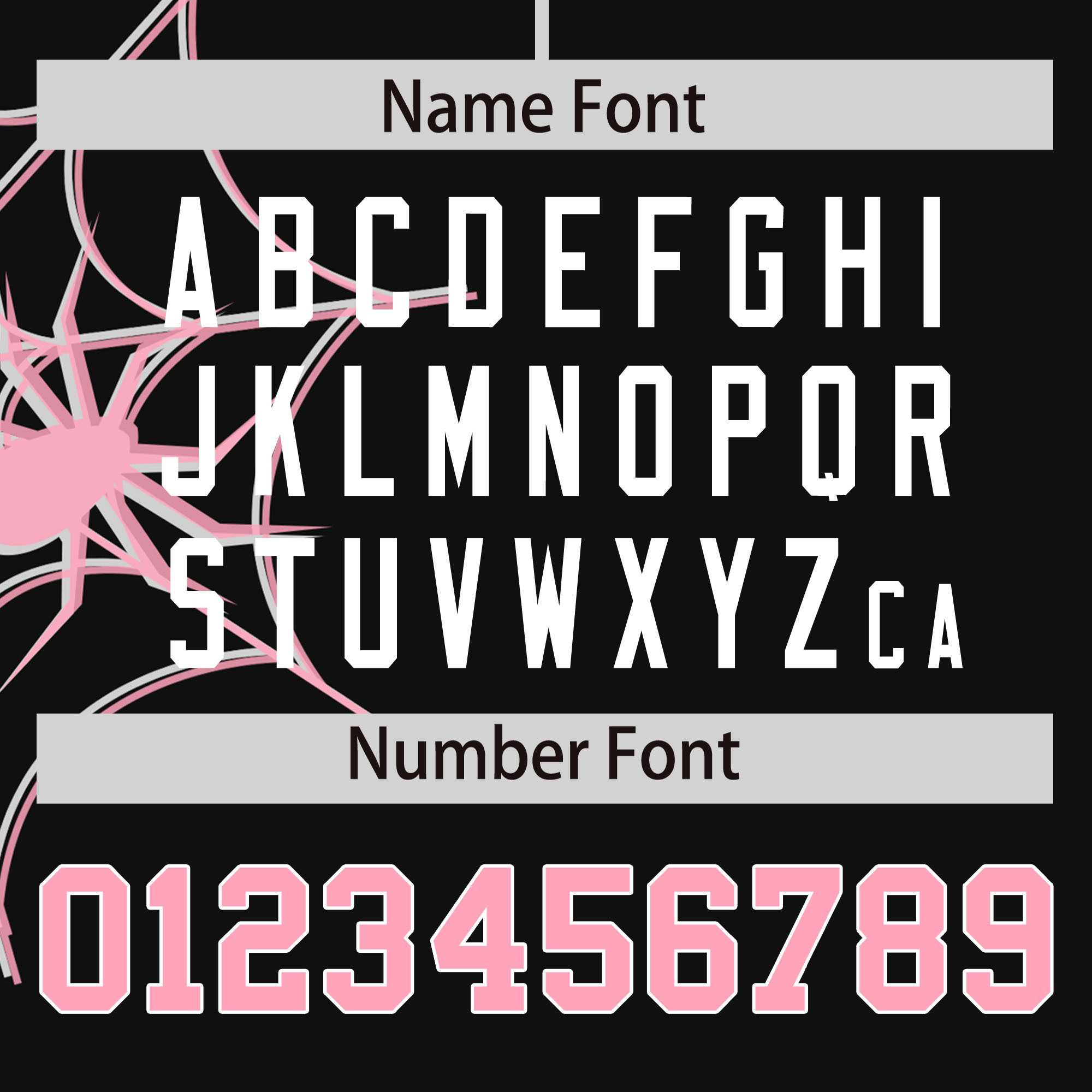 Custom Black Light Pink Spider Web Pattern Raglan Sleeves Authentic Baseball Jersey