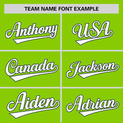 Custom Neon Green Navy Zebra Stripes Graffiti Pattern Authentic Baseball Jersey