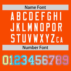 Custom Orange Genderflux For Pride Month Classic Style Authentic Baseball Jersey