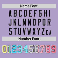 Custom Light Purple Genderflux For Pride Month Classic Style Authentic Baseball Jersey