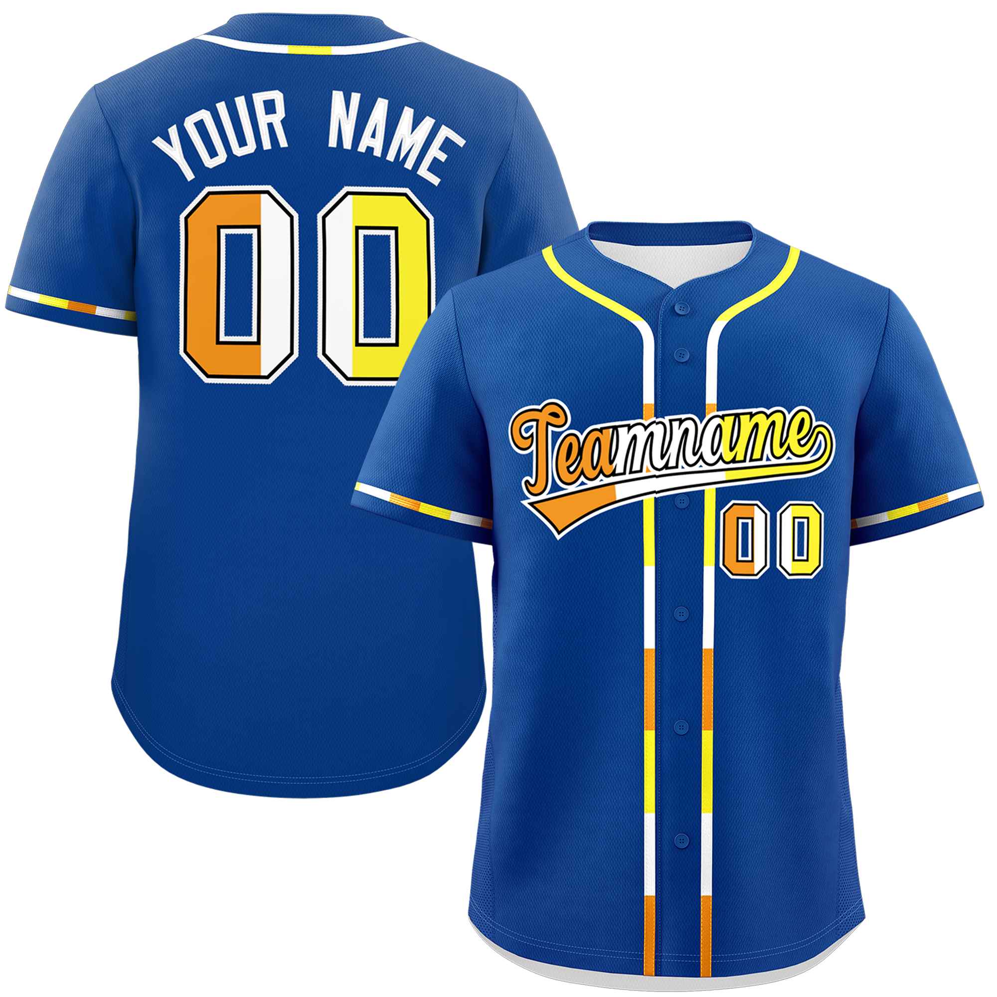 Custom Royal Maverique For Pride Month Classic Style Authentic Baseball Jersey