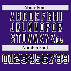 Custom Purple Black Personalized Raglan Sleeves Authentic Baseball Jersey