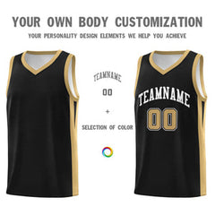 Custom Black White Classic Sets Sports Uniform Basketball Jersey