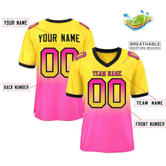 Custom Mesh Football Jersey Personalized Gradient Fashion Athletic Sports Shirt