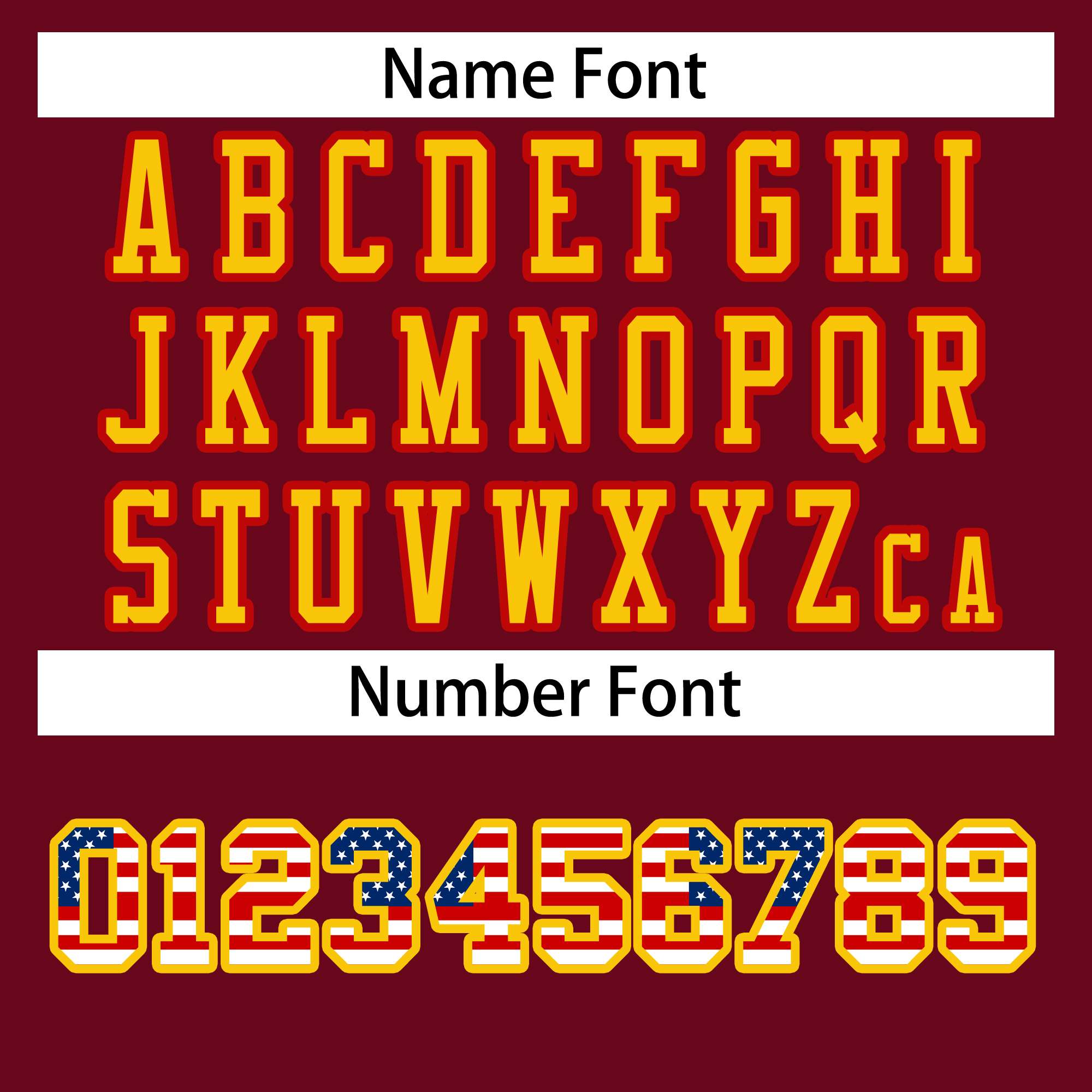 Custom Burgundy Gold-Red Classic Style Authentic Football Jersey