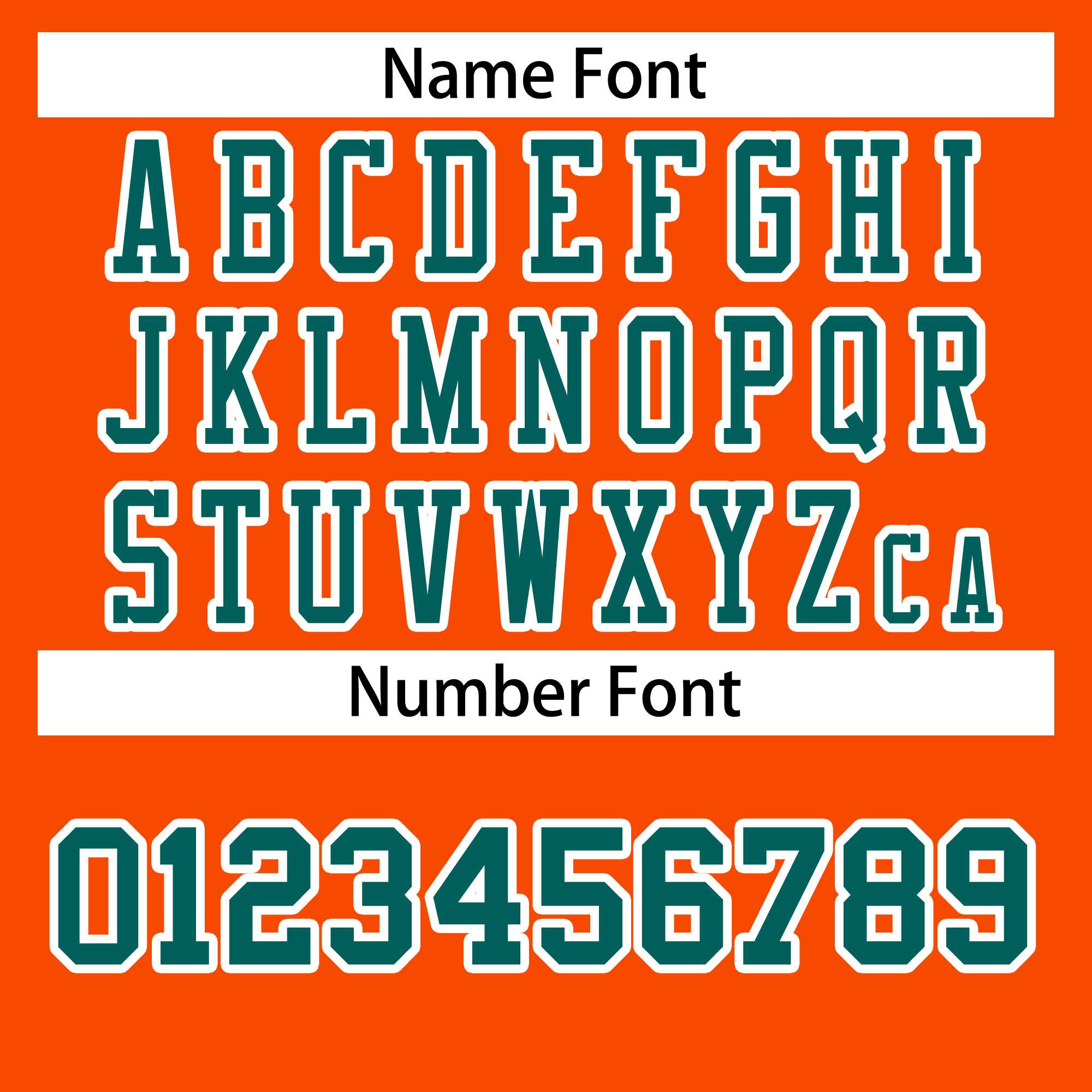 Custom Orange Kelly Green-White Classic Style Authentic Football Jersey