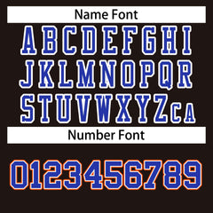 Custom Brown Royal-White Classic Style Authentic Football Jersey