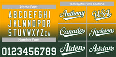 Custom Yellow Green Gradient Fashion Authentic Baseball Jersey