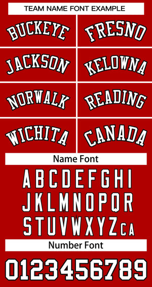 Custom Red White-Black Classic Tops Basketball Jersey