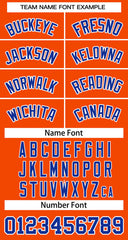 Custom Orange Royal-White Classic Tops Basketball Jersey