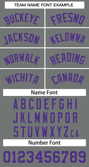 Custom Dark Gray Purple Classic Tops Basketball Jersey