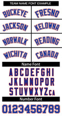 Custom White Royal-White Classic Tops Basketball Jersey