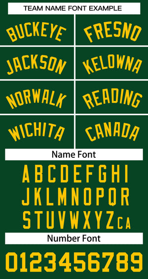 Custom Green Gold Classic Tops Basketball Jersey
