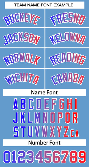 Custom Light Blue Blue-White Classic Gradient Fashion Tops Basketball Jersey