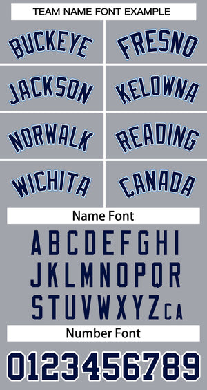 Custom Gray Navy-White Classic Tops Basketball Jersey